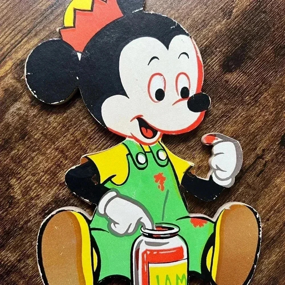 VINTAGE: Walt Disney Productions (199 251 82) classic Mickey Mouse cut outs. - Picture 4 of 8